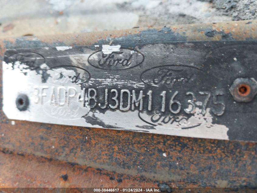 2013 FORD FIESTA SE - 3FADP4BJ3DM116375