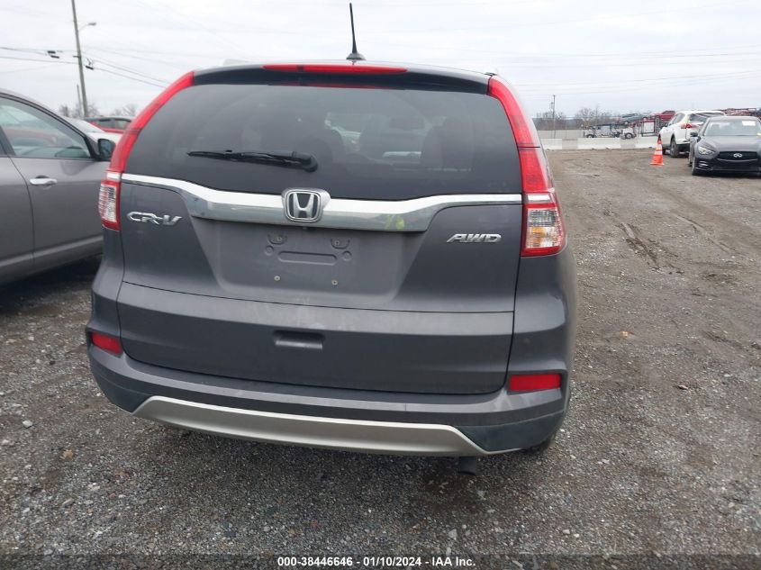 2015 HONDA CR-V EXL - 5J6RM4H75FL098786