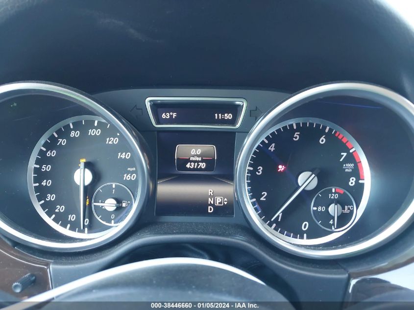 2015 MERCEDES-BENZ ML 350 4JGDA5JB4FA607044