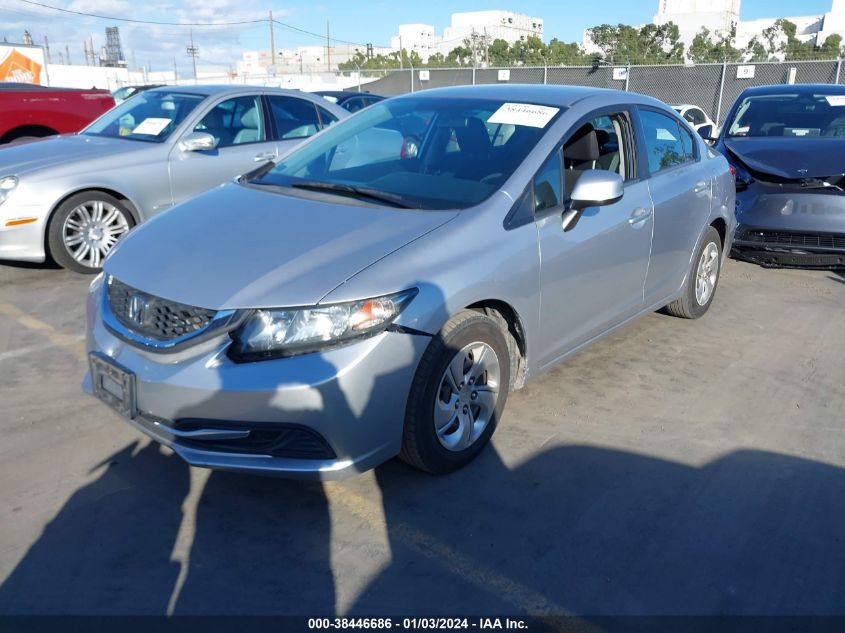 2013 HONDA CIVIC LX - 19XFB2F52DE223771