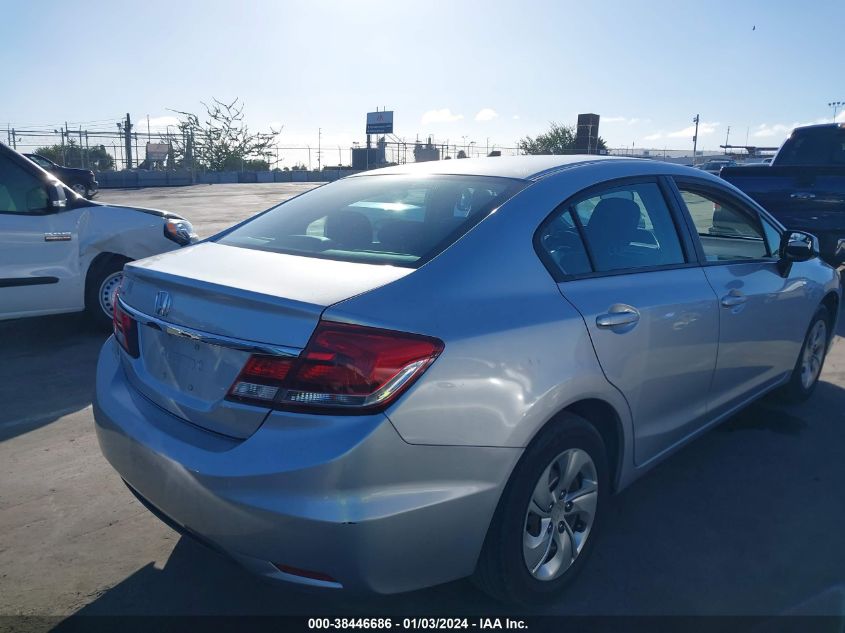 2013 HONDA CIVIC LX - 19XFB2F52DE223771