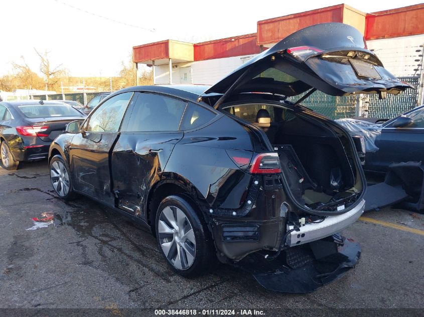 2023 TESLA MODEL Y AWD/LONG RANGE DUAL MOTOR ALL-WHEEL DRIVE - 7SAYGDEE2PA162833