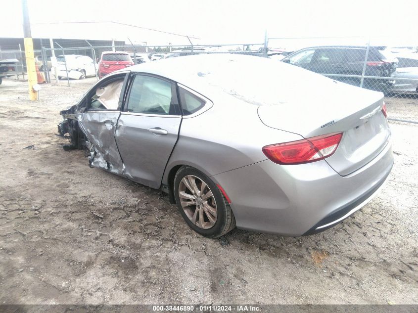 2015 CHRYSLER 200 LIMITED - 1C3CCCAB2FN708143