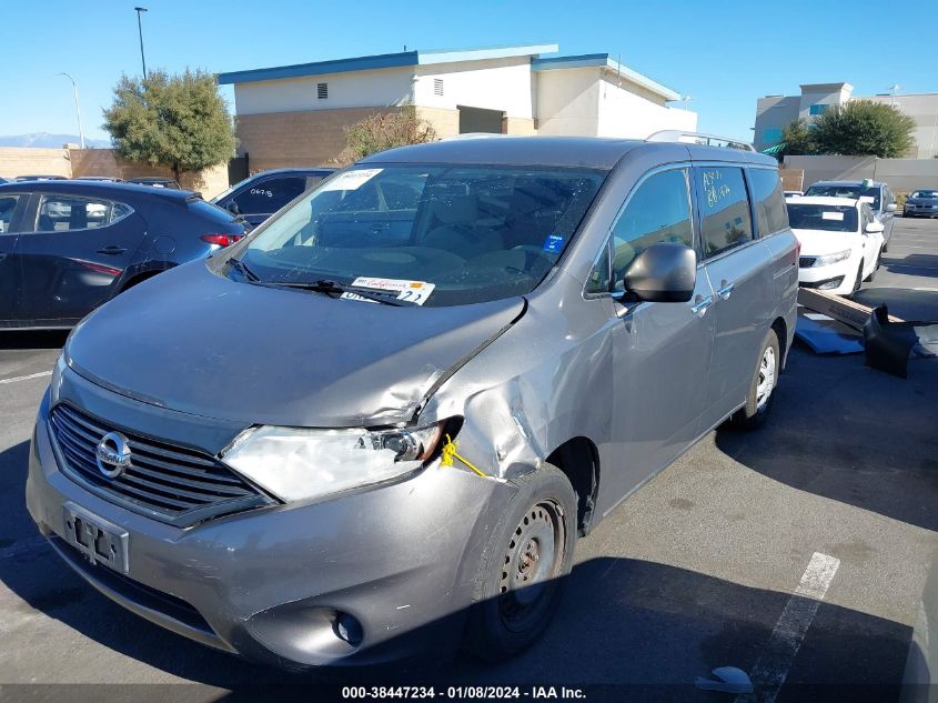 2014 NISSAN QUEST S - JN8AE2KP0E9103079