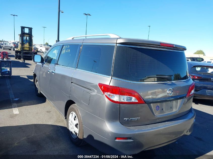 2014 NISSAN QUEST S - JN8AE2KP0E9103079