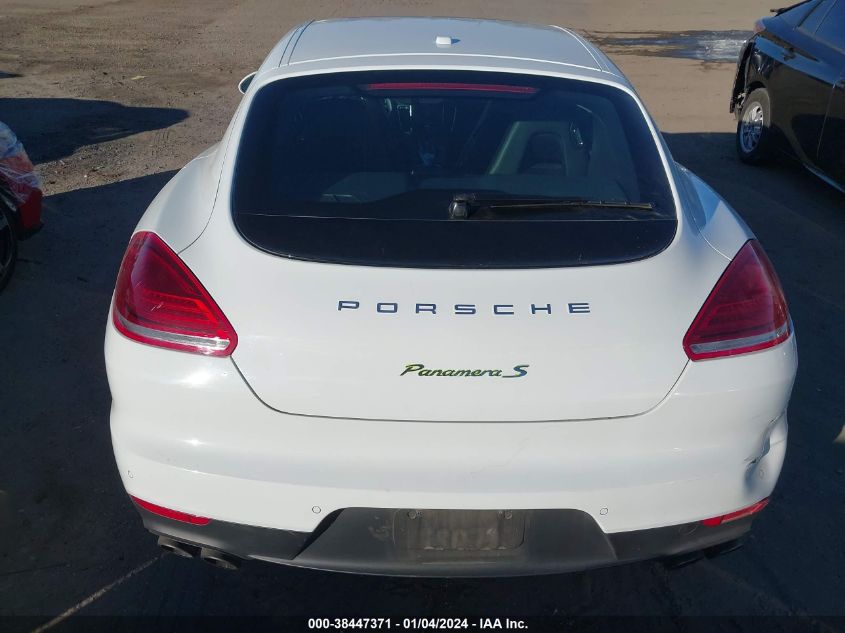 2014 PORSCHE PANAMERA E-HYBRID S WP0AD2A77EL044597