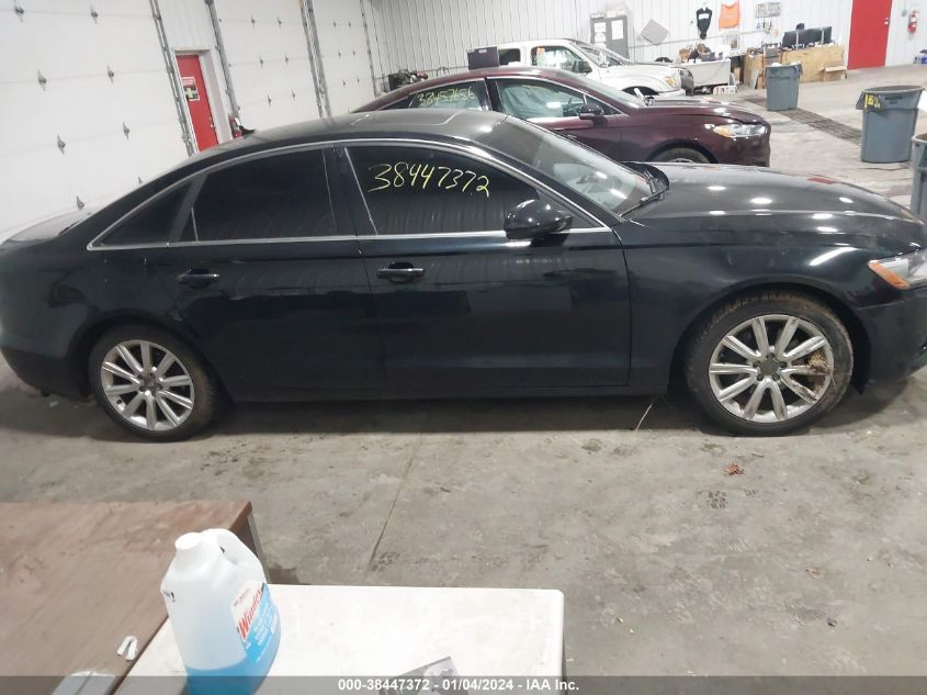 2013 AUDI A6 2.0T PREMIUM - WAUGFAFC7DN017260