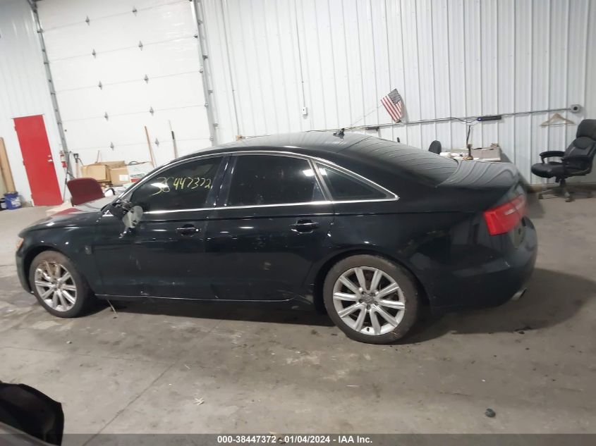 2013 AUDI A6 2.0T PREMIUM - WAUGFAFC7DN017260