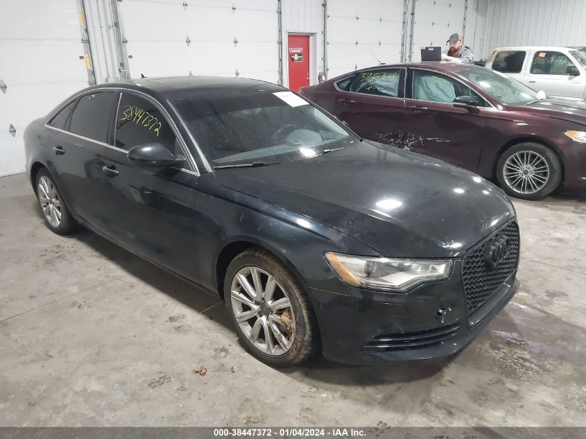 2013 AUDI A6 2.0T PREMIUM - WAUGFAFC7DN017260