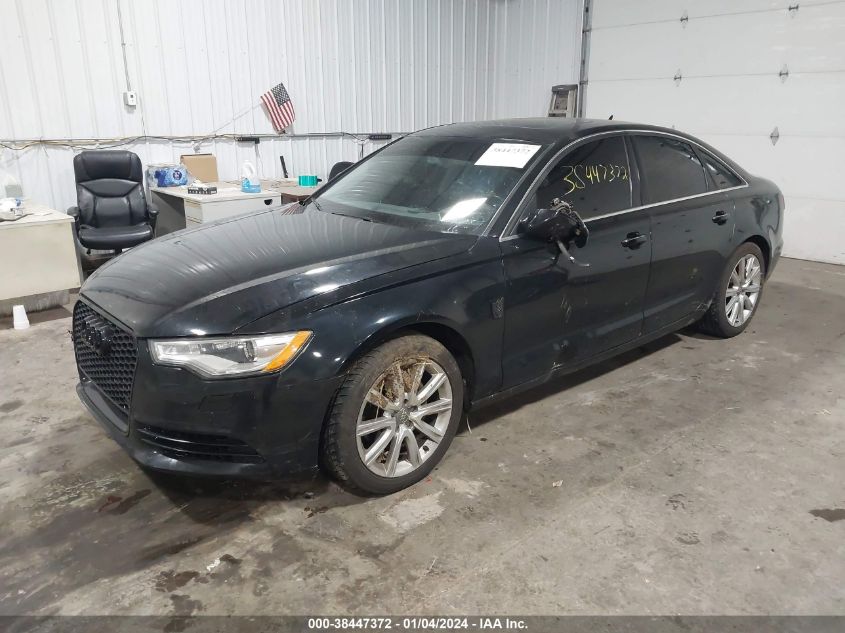 2013 AUDI A6 2.0T PREMIUM - WAUGFAFC7DN017260