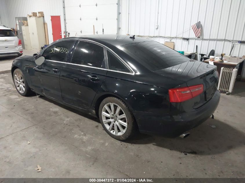 2013 AUDI A6 2.0T PREMIUM - WAUGFAFC7DN017260