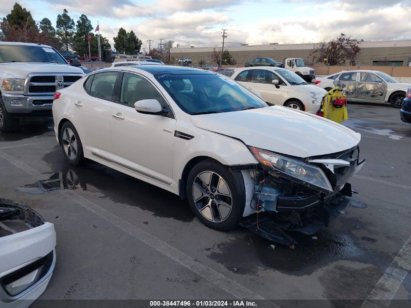 2013 KIA OPTIMA HYBRID EX - KNAGM4AD1D5051590