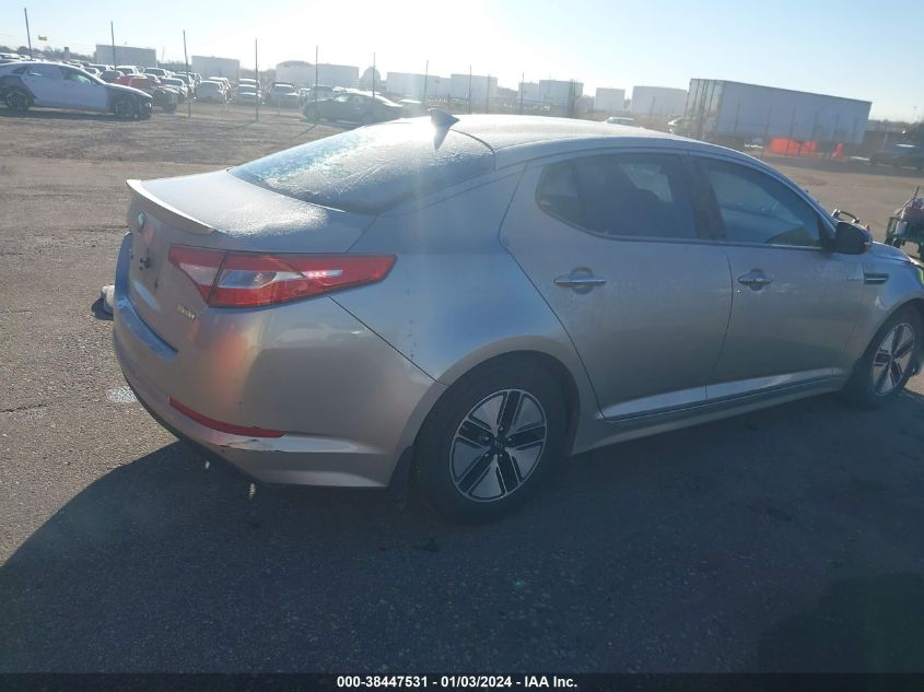 2013 KIA OPTIMA HYBRID LX - KNAGM4AD5D5039748