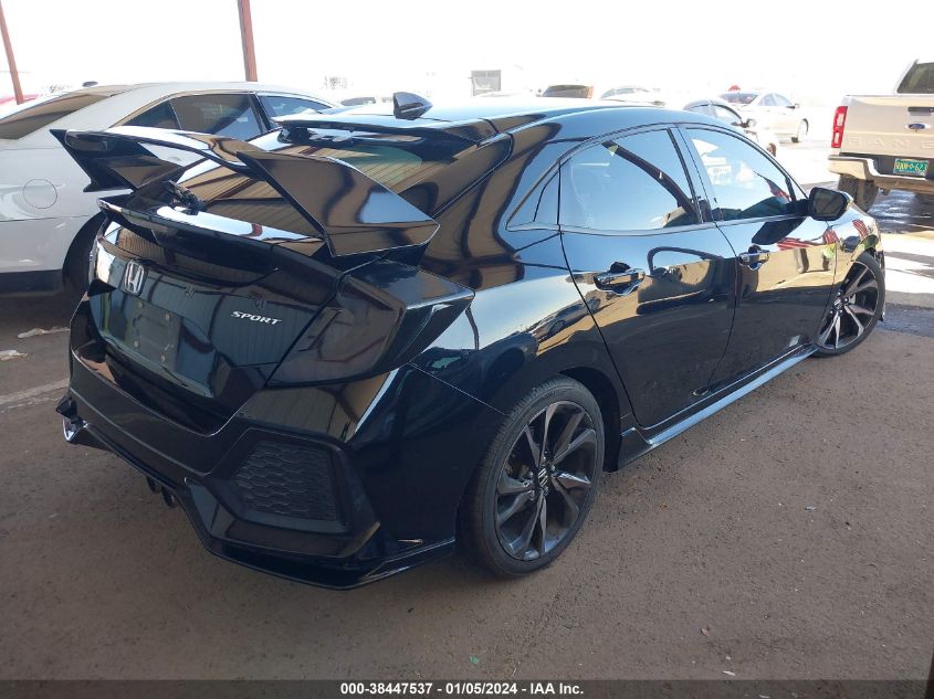 2018 HONDA CIVIC SPORT - SHHFK7G46JU222825