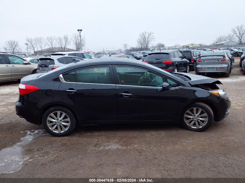 2014 KIA FORTE EX - KNAFX4A88E5206272