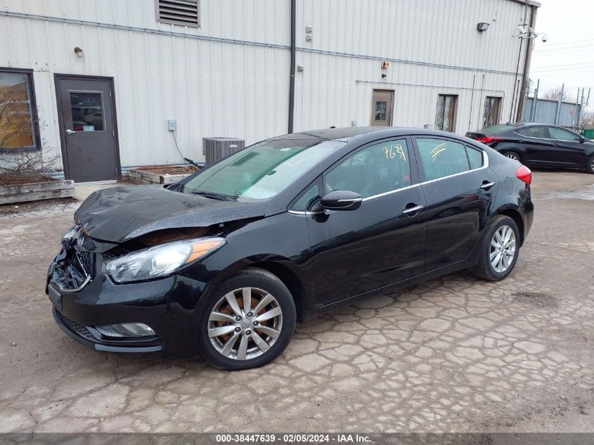 2014 KIA FORTE EX - KNAFX4A88E5206272