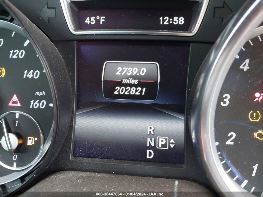 2015 MERCEDES-BENZ ML 350 4MATIC 4JGDA5HB8FA594854