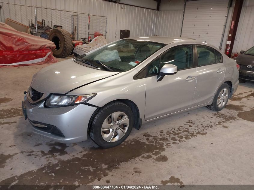 2013 HONDA CIVIC LX - 19XFB2F56DE237849