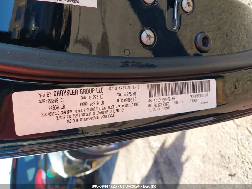 2013 DODGE CHALLENGER SXT - 2C3CDYAG9DH724058