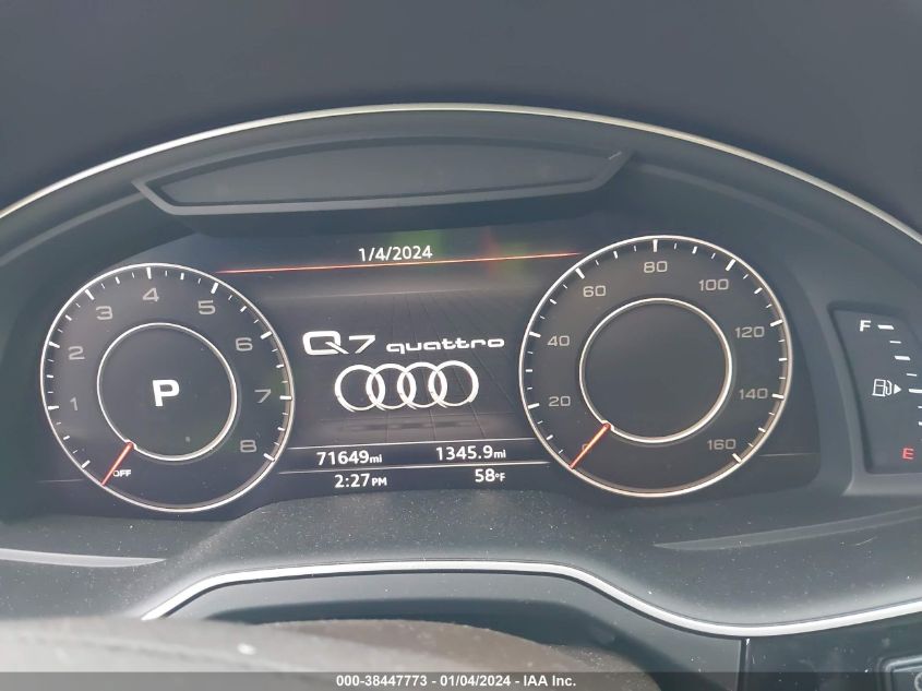 2019 AUDI Q7 PREMIUM PLUS/SE PREMIUM P - WA1LAAF77KD028307