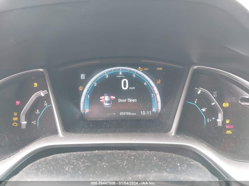 VIN 19XFC1F77KE010790 2019 HONDA CIVIC EXL