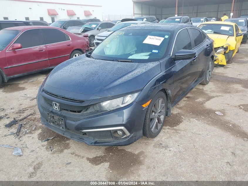 VIN 19XFC1F77KE010790 2019 HONDA CIVIC EXL