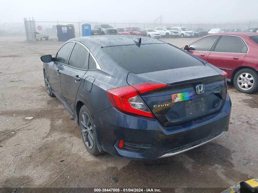 VIN 19XFC1F77KE010790 2019 HONDA CIVIC EXL