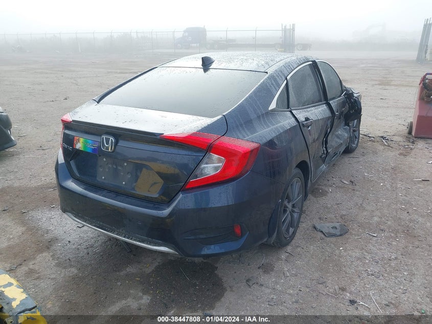VIN 19XFC1F77KE010790 2019 HONDA CIVIC EXL