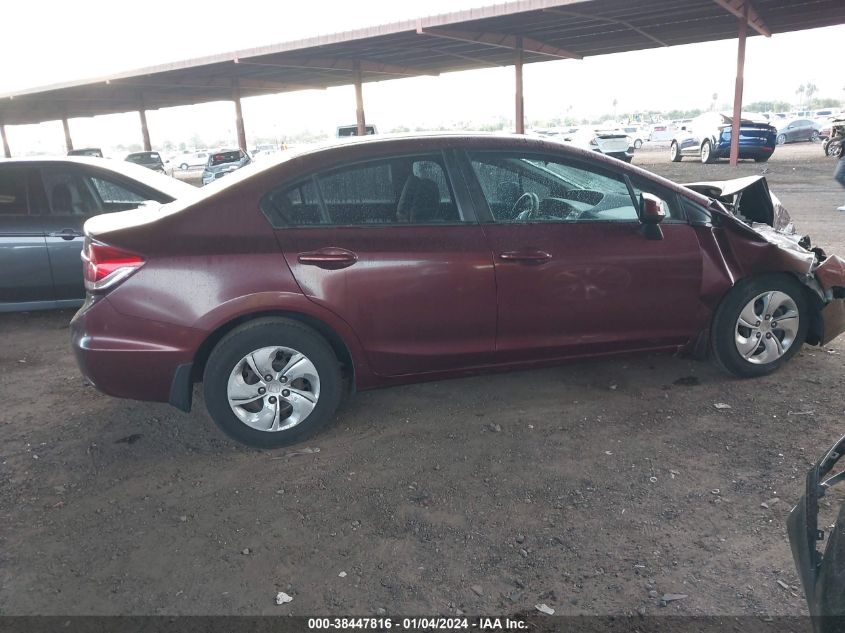 2013 HONDA CIVIC LX - 2HGFB2F56DH528258