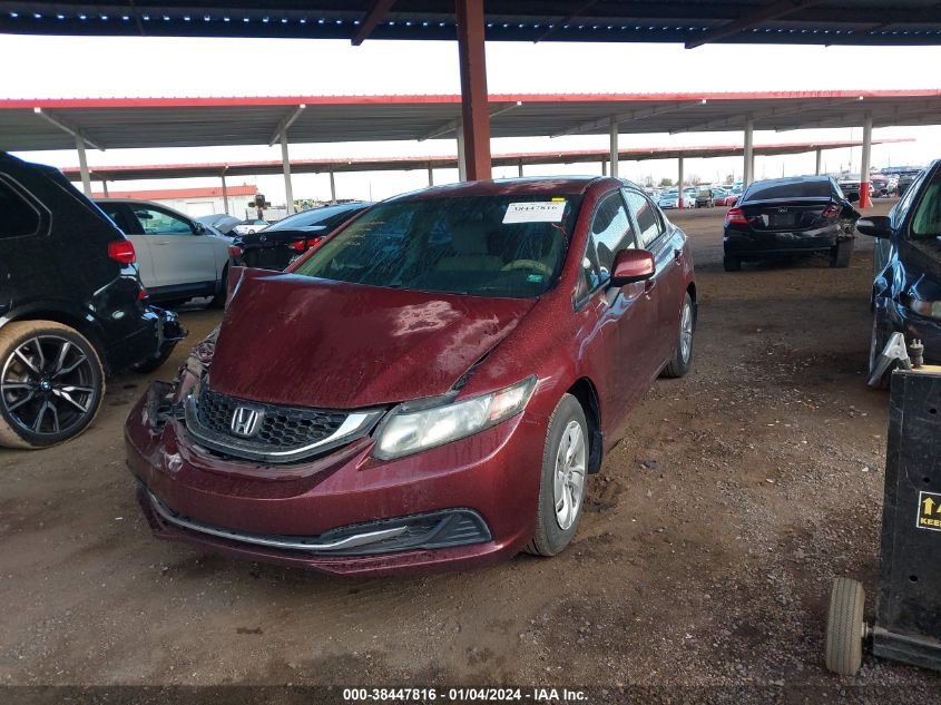2013 HONDA CIVIC LX - 2HGFB2F56DH528258