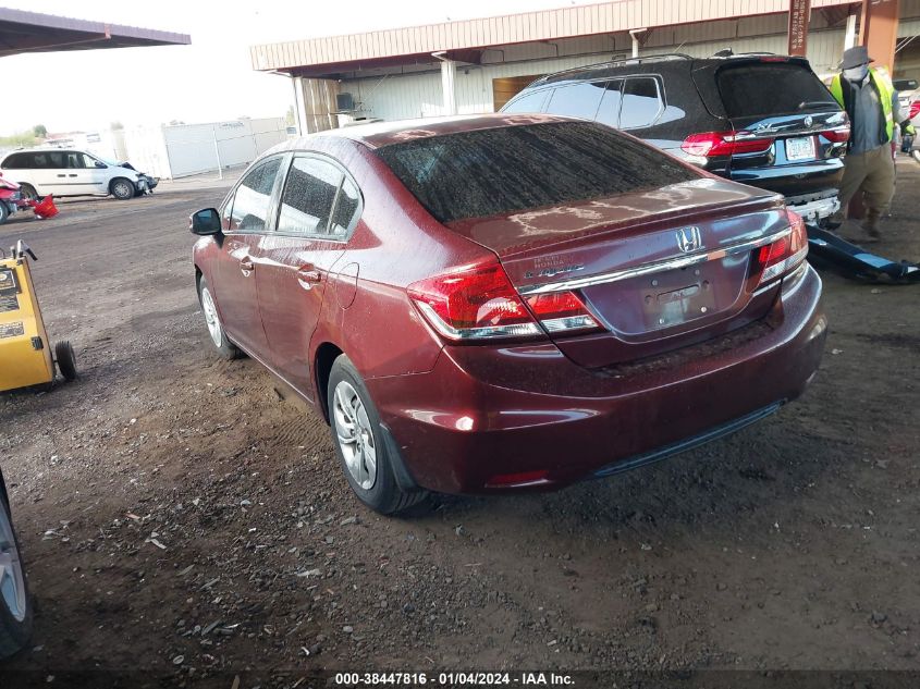 2013 HONDA CIVIC LX - 2HGFB2F56DH528258