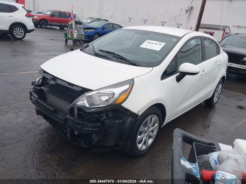 2015 KIA RIO LX - KNADM4A37F6501153