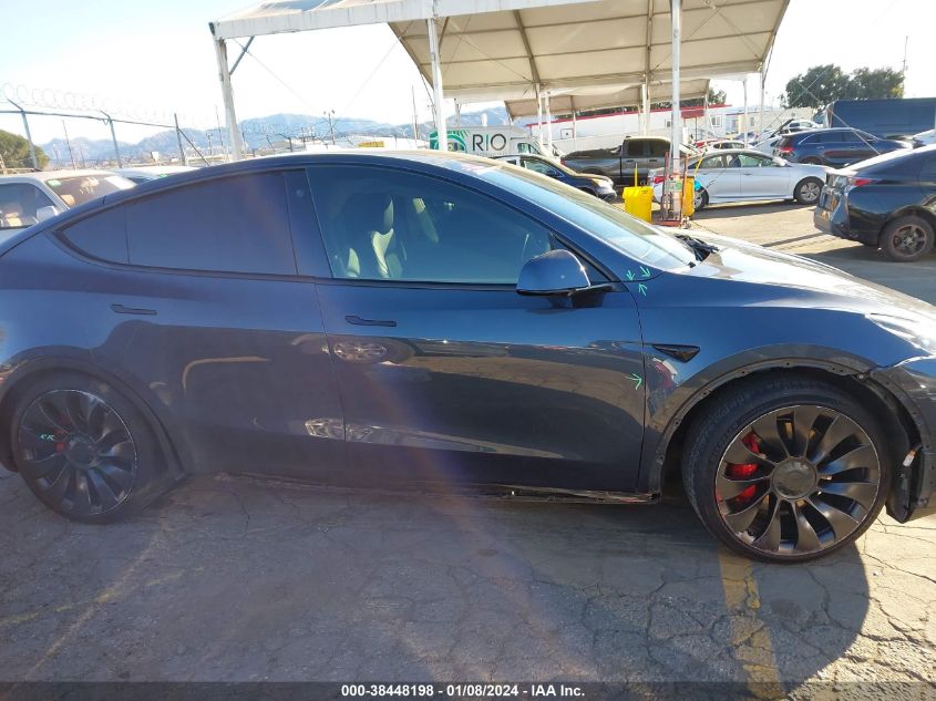 2022 TESLA MODEL Y PERFORMANCE DUAL MOTOR ALL-WHEEL DRIVE - 7SAYGDEF9NF404865