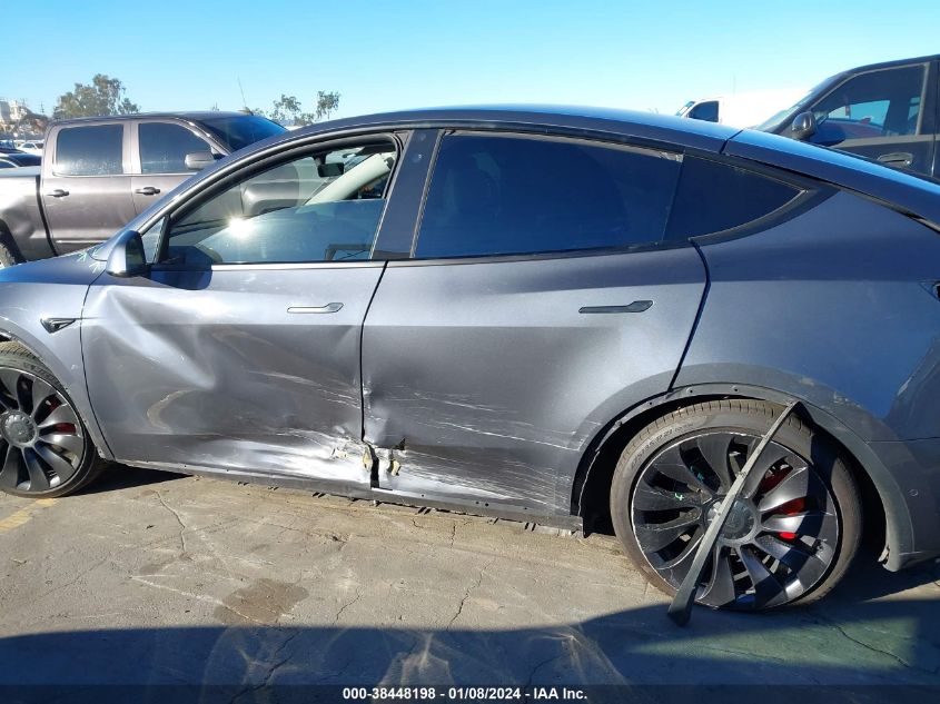 2022 TESLA MODEL Y PERFORMANCE DUAL MOTOR ALL-WHEEL DRIVE - 7SAYGDEF9NF404865
