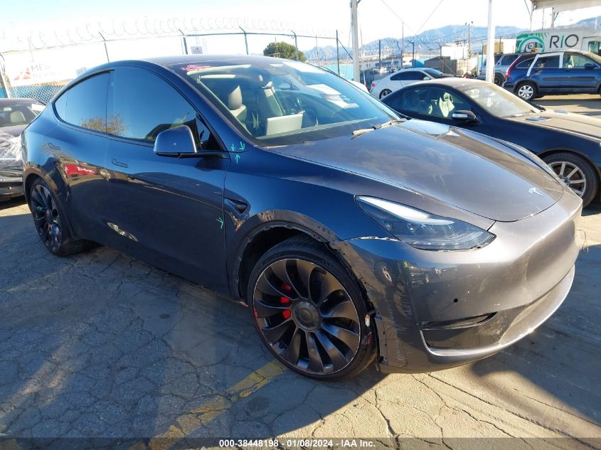 2022 TESLA MODEL Y PERFORMANCE DUAL MOTOR ALL-WHEEL DRIVE - 7SAYGDEF9NF404865