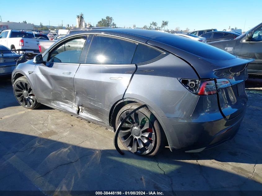 2022 TESLA MODEL Y PERFORMANCE DUAL MOTOR ALL-WHEEL DRIVE - 7SAYGDEF9NF404865