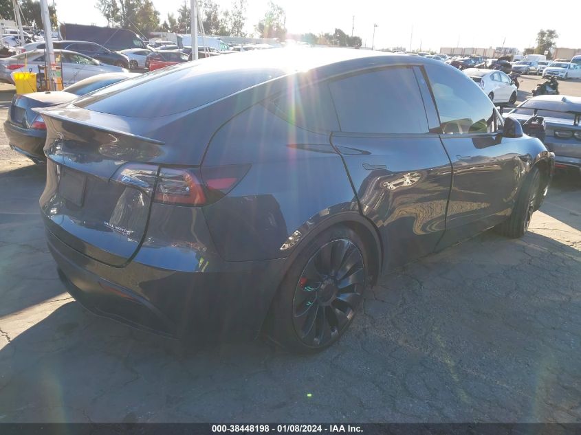 2022 TESLA MODEL Y PERFORMANCE DUAL MOTOR ALL-WHEEL DRIVE - 7SAYGDEF9NF404865