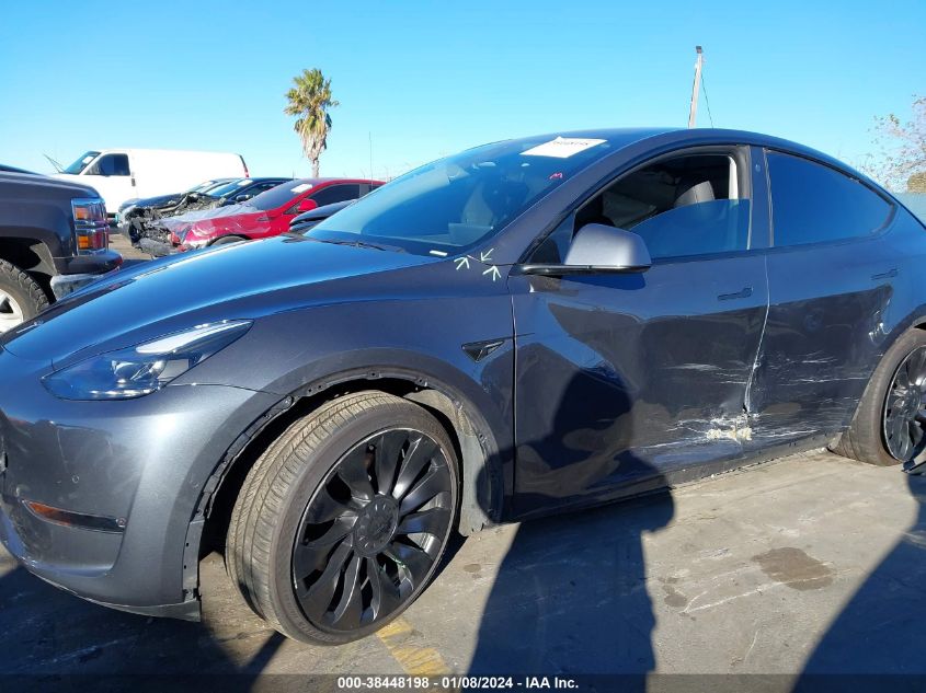 2022 TESLA MODEL Y PERFORMANCE DUAL MOTOR ALL-WHEEL DRIVE - 7SAYGDEF9NF404865