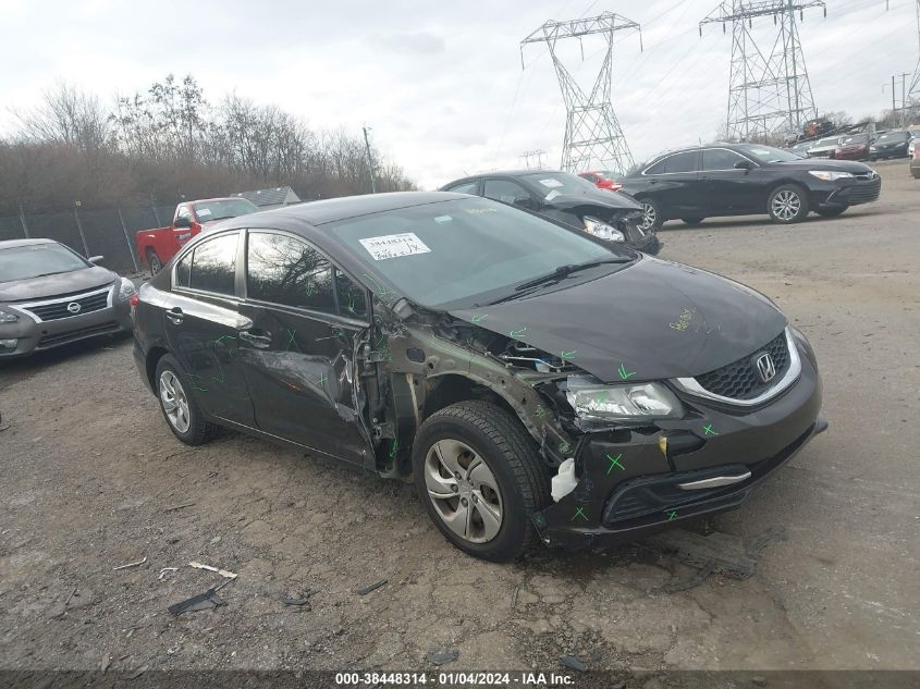 2013 HONDA CIVIC LX - 19XFB2F58DE206215