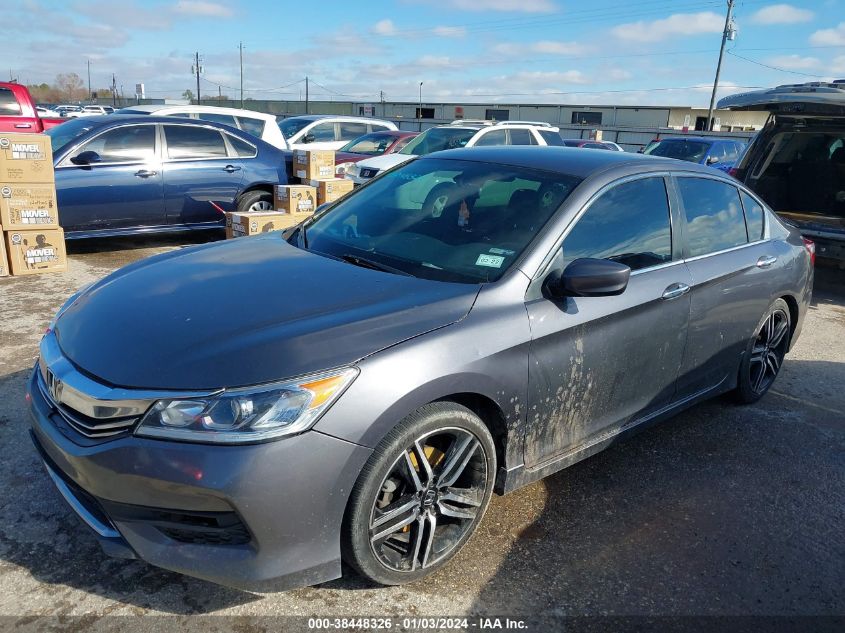 2016 HONDA ACCORD SPORT - 1HGCR2F54GA071404