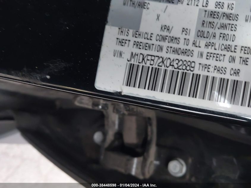 2019 MAZDA CX-3 SPORT - JM1DKFB72K0432889