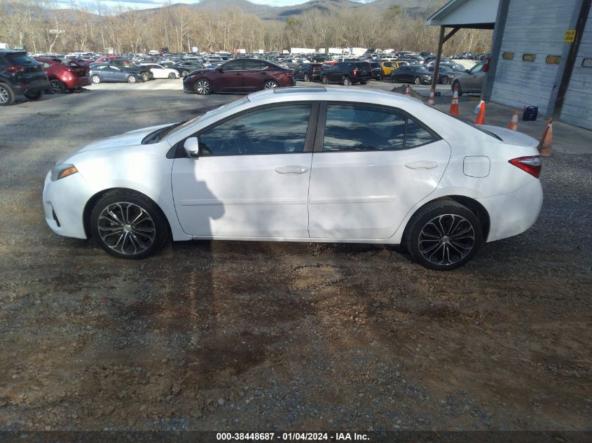 2015 TOYOTA COROLLA S PLUS - 2T1BURHE9FC381105