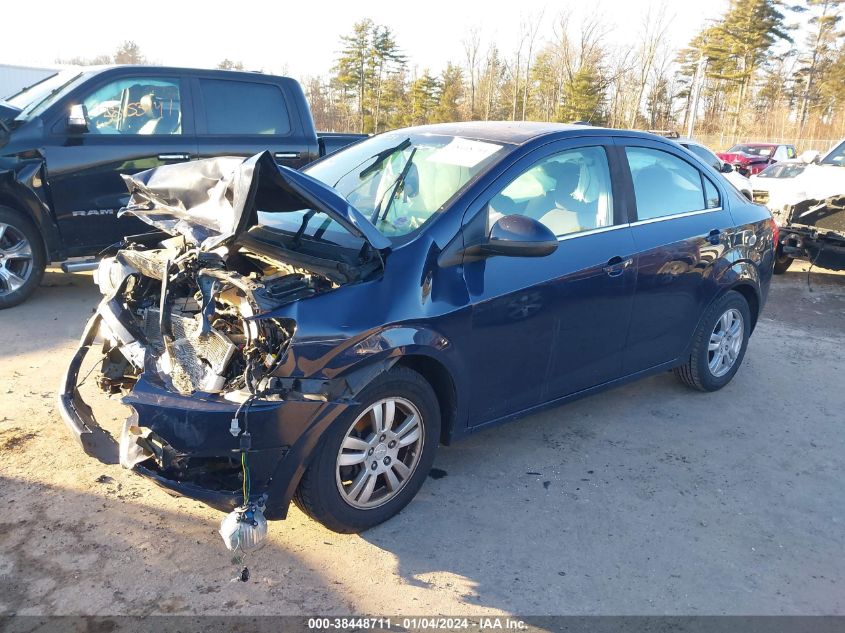 2015 CHEVROLET SONIC LT AUTO - 1G1JC5SGXF4140179