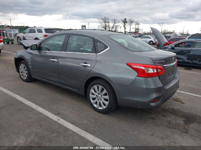 2019 NISSAN SENTRA S/SV/SR/SL - 3N1AB7AP6KY442313