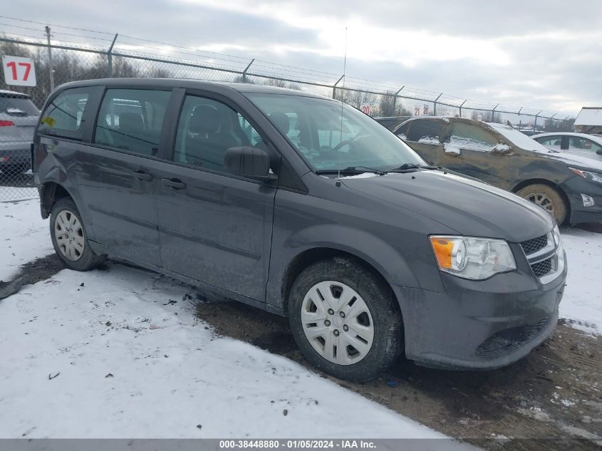 2016 DODGE GRAND CARAVAN SE - 2C4RDGBG4GR322414