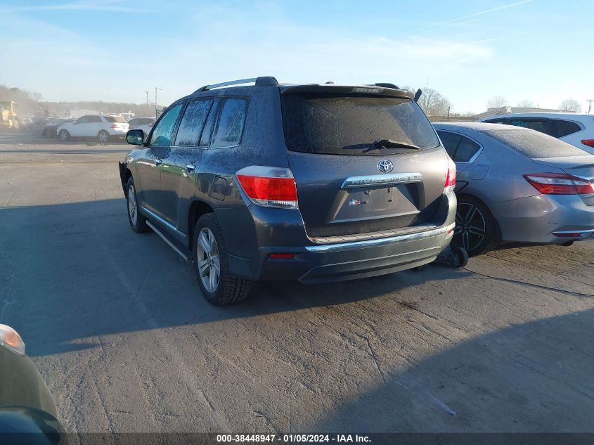 2013 TOYOTA HIGHLANDER LIMITED V6 - 5TDYK3EH4DS135692