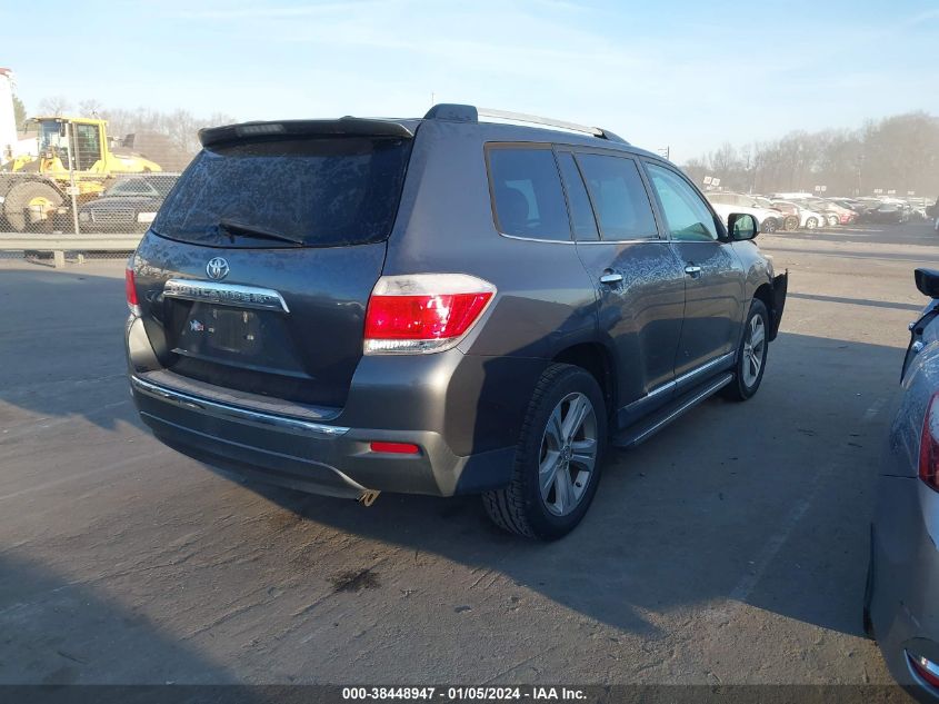 2013 TOYOTA HIGHLANDER LIMITED V6 - 5TDYK3EH4DS135692