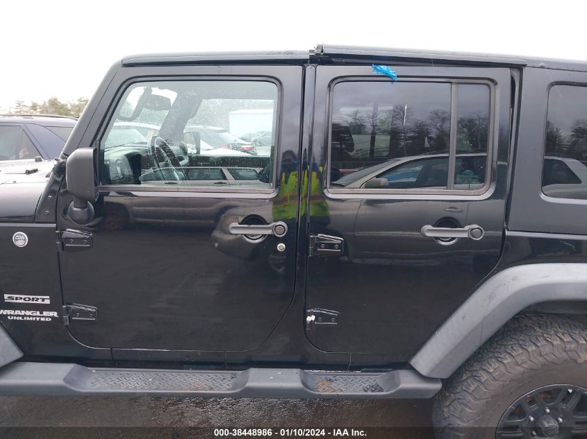2013 JEEP WRANGLER UNLIMITED SPORT - 1C4HJWDG0DL574516