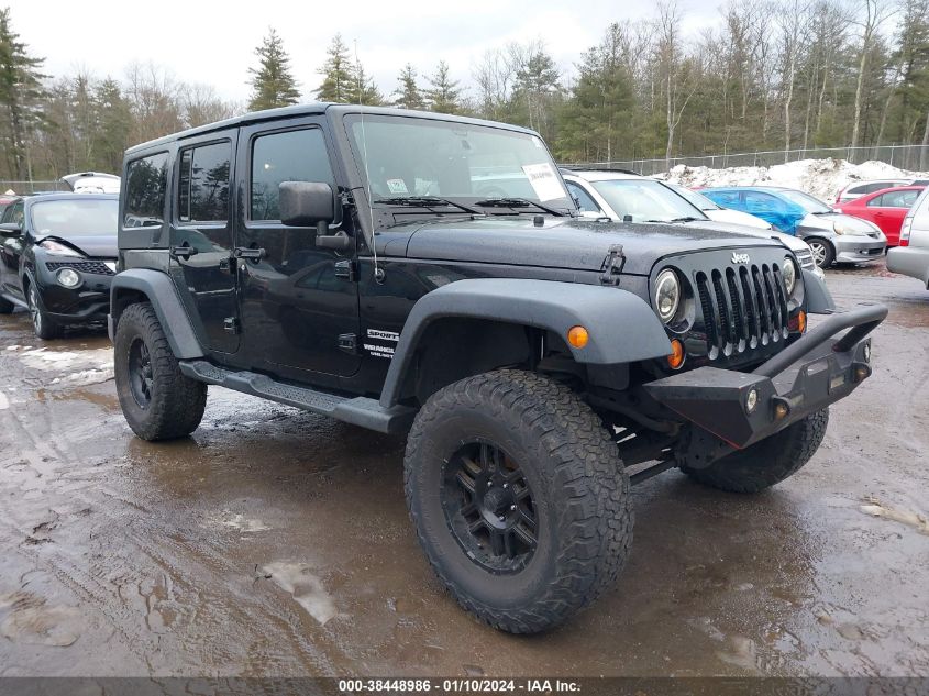 2013 JEEP WRANGLER UNLIMITED SPORT - 1C4HJWDG0DL574516