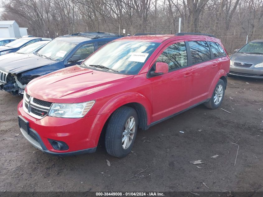 2013 DODGE JOURNEY SXT - 3C4PDCBB1DT630363